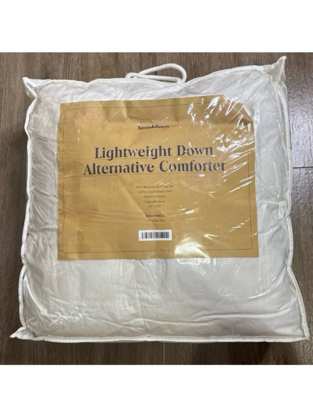 New Brooklinens twin lightweight Comforter Insert Blanket down alternative t/txl